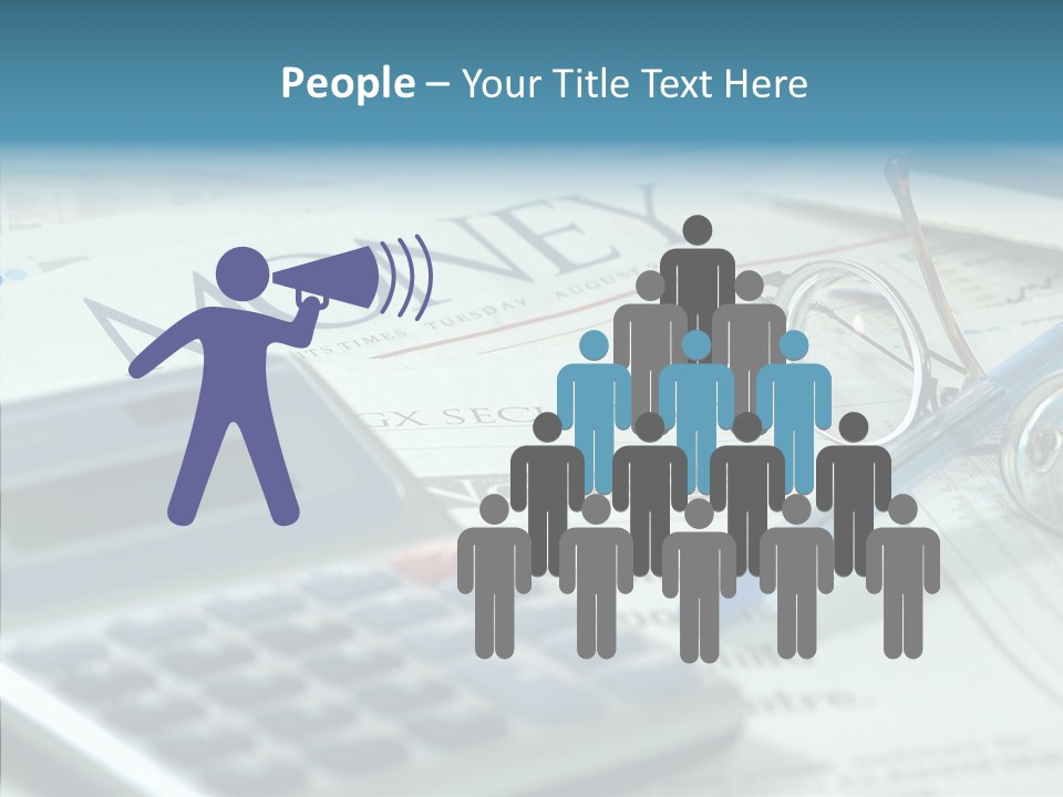 Care White Background Help PowerPoint Template