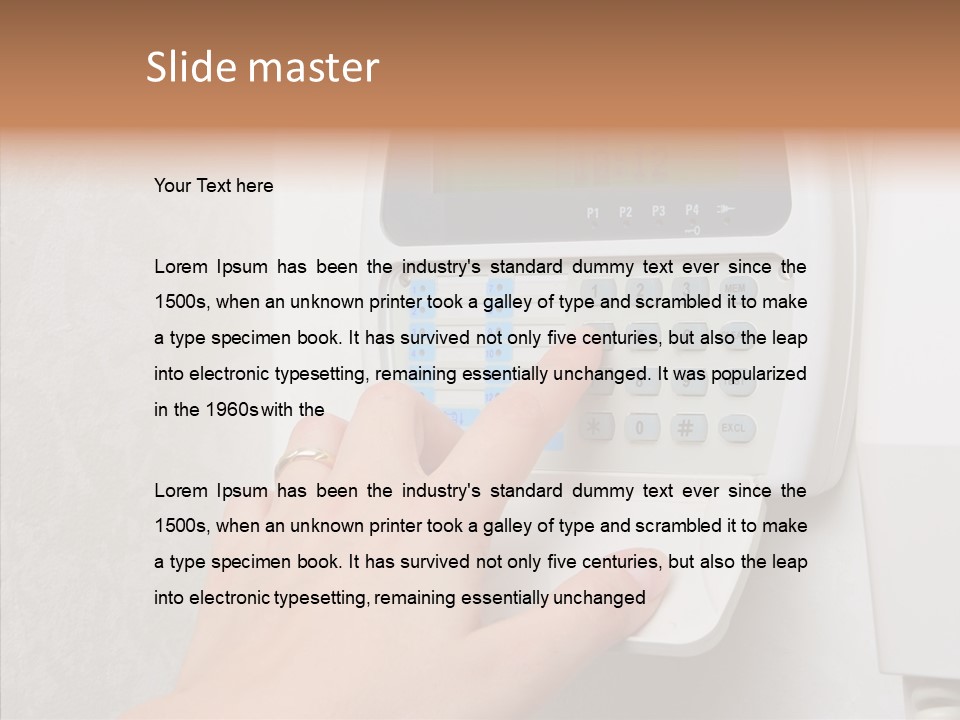 Touching Sharing Hold PowerPoint Template