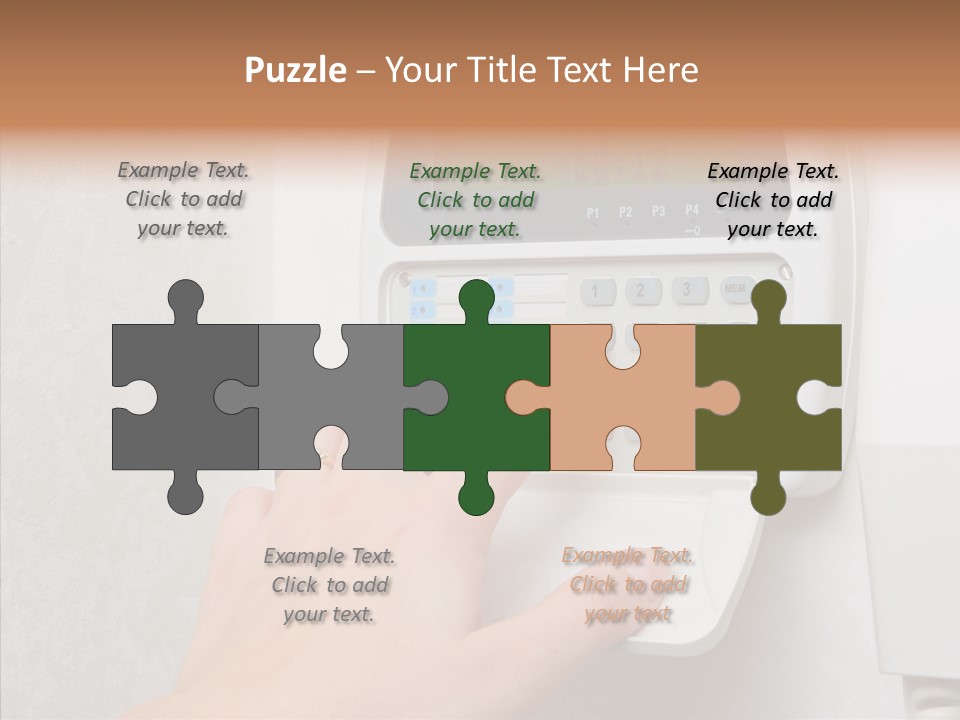 Touching Sharing Hold PowerPoint Template