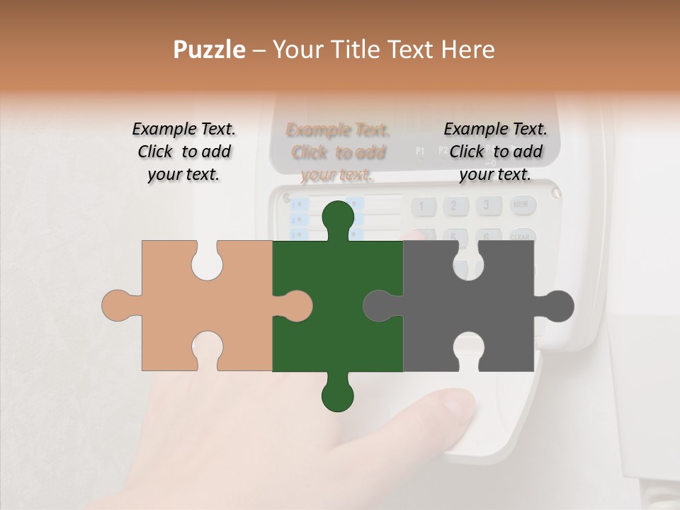 Touching Sharing Hold PowerPoint Template