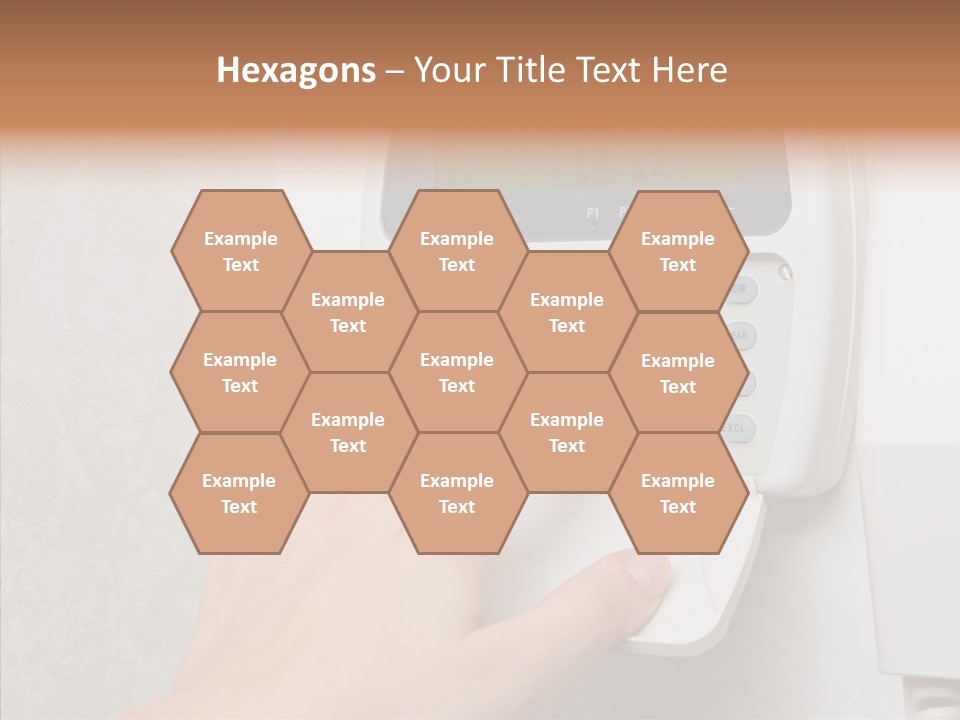 Touching Sharing Hold PowerPoint Template
