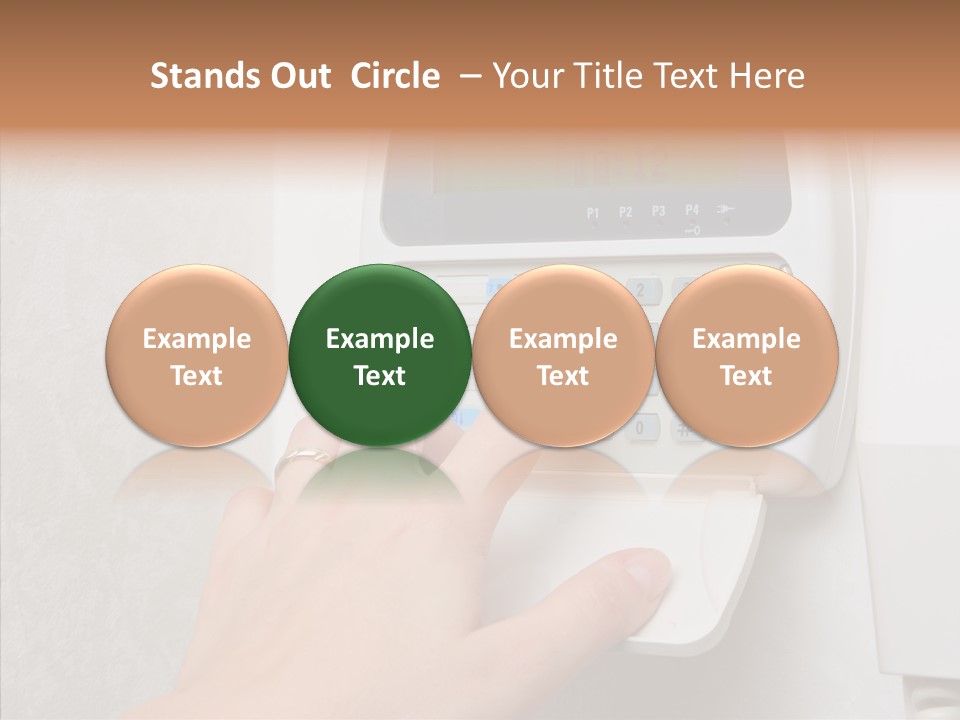 Touching Sharing Hold PowerPoint Template