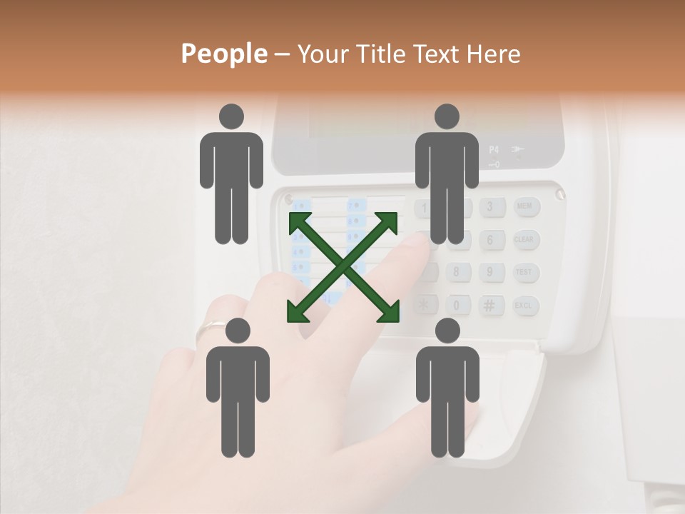 Touching Sharing Hold PowerPoint Template