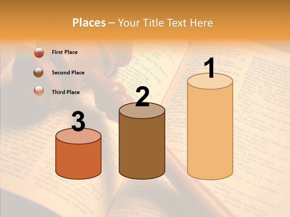 Female Aging Finger PowerPoint Template