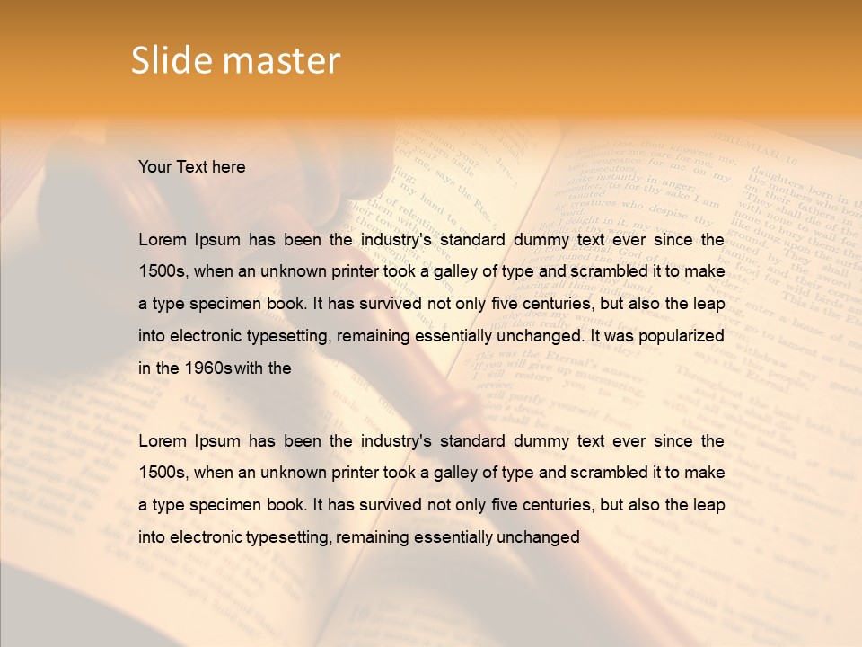 Female Aging Finger PowerPoint Template