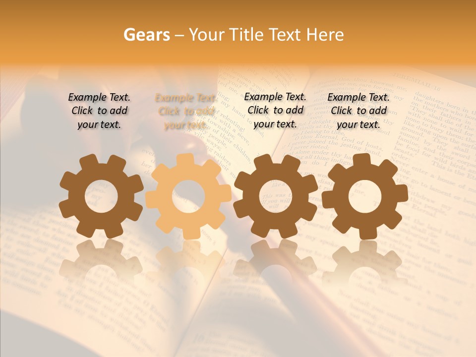 Female Aging Finger PowerPoint Template