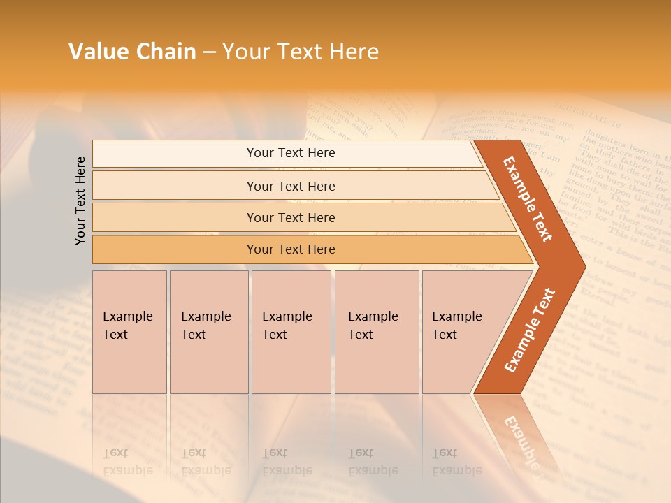 Female Aging Finger PowerPoint Template