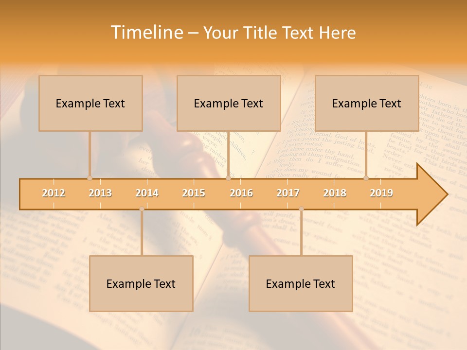 Female Aging Finger PowerPoint Template