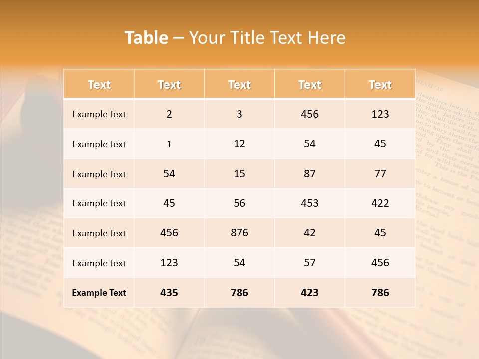 Female Aging Finger PowerPoint Template