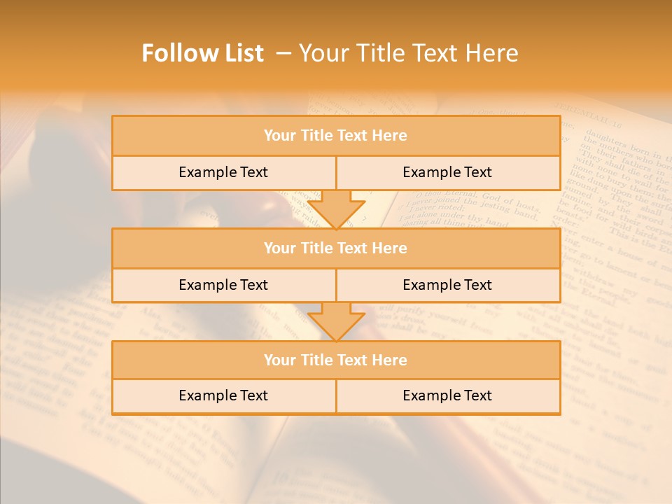 Female Aging Finger PowerPoint Template