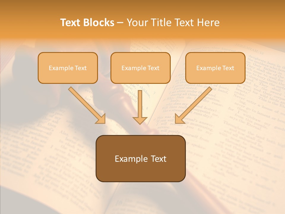 Female Aging Finger PowerPoint Template
