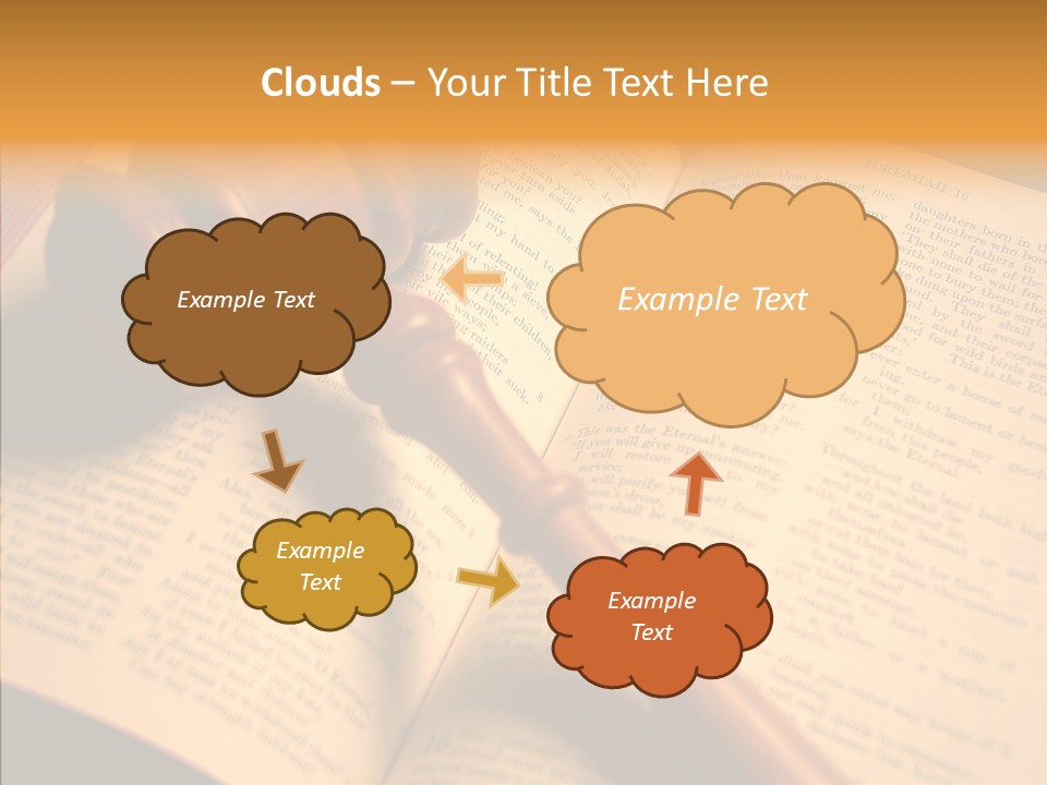 Female Aging Finger PowerPoint Template