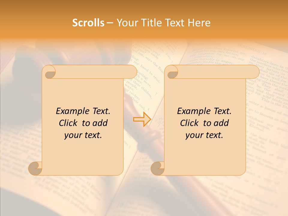 Female Aging Finger PowerPoint Template