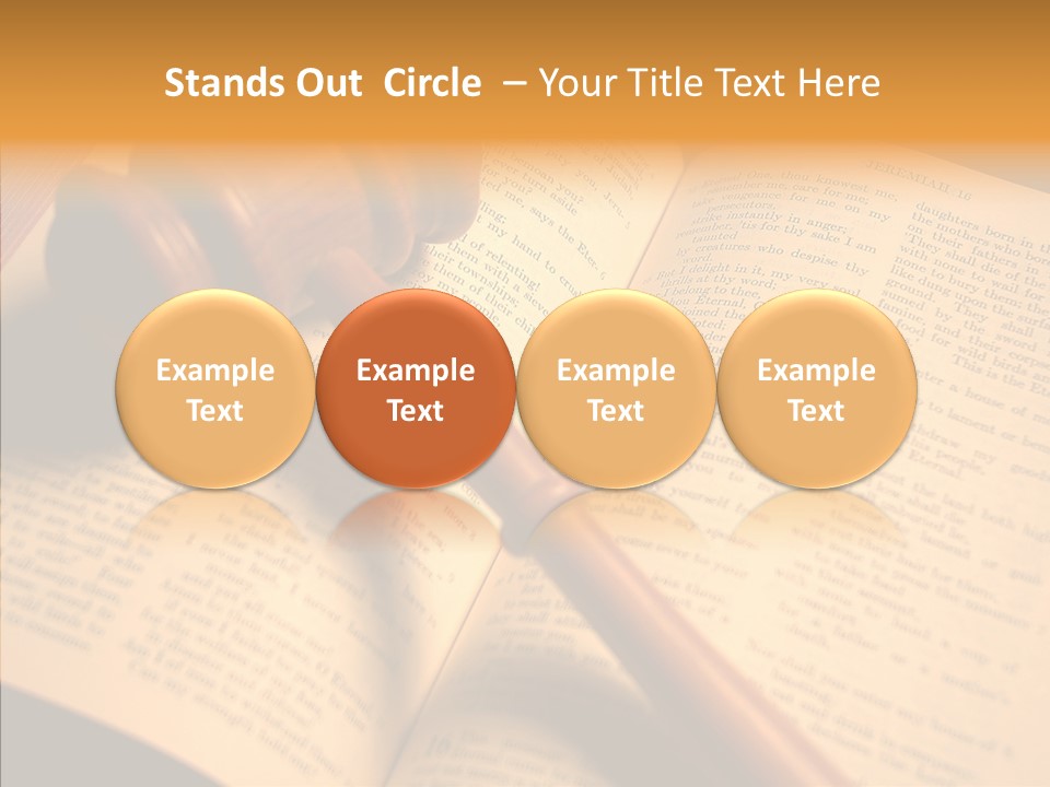 Female Aging Finger PowerPoint Template