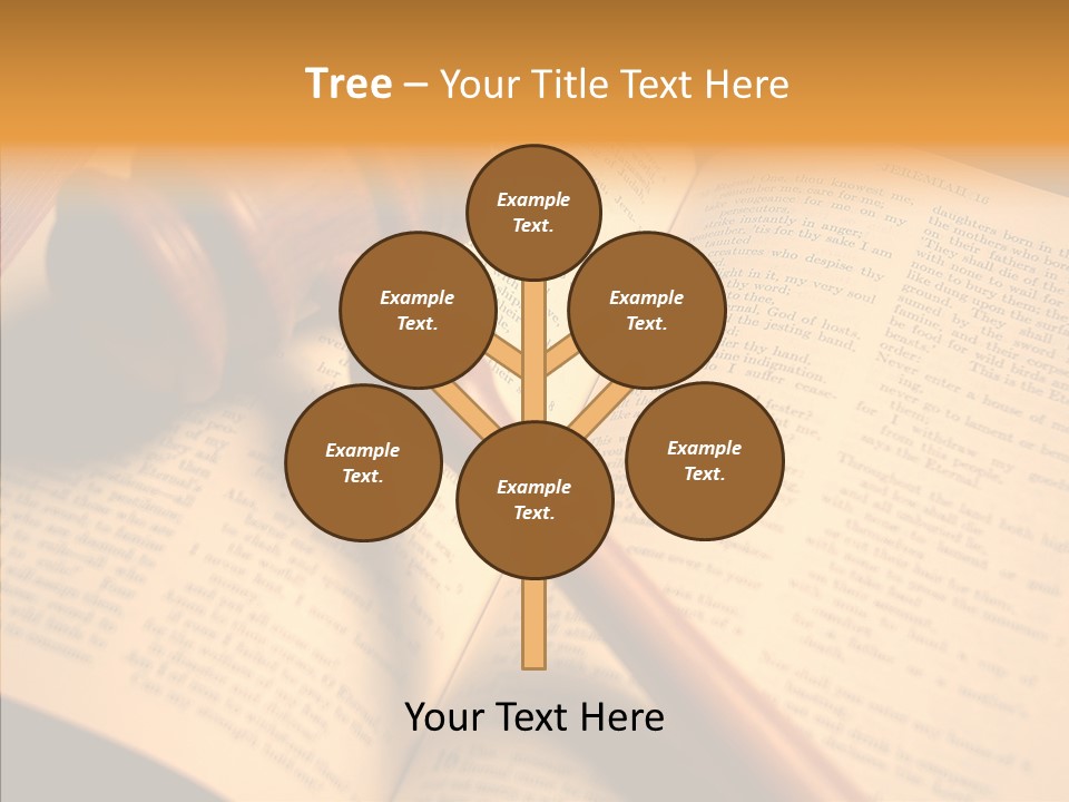 Female Aging Finger PowerPoint Template