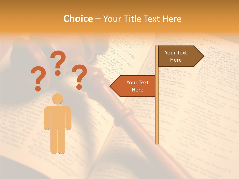 Female Aging Finger PowerPoint Template