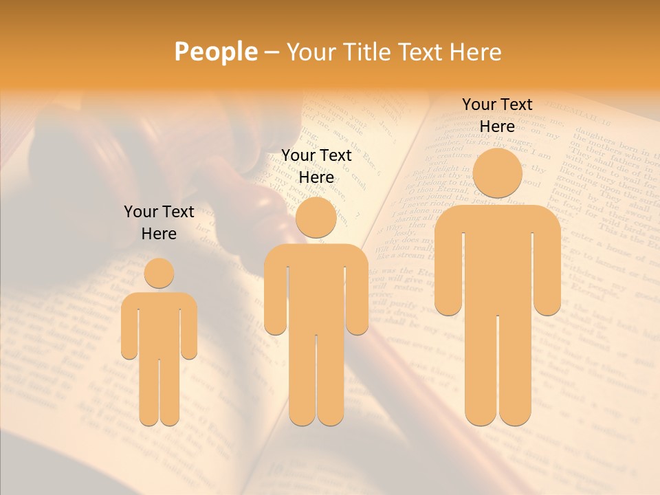 Female Aging Finger PowerPoint Template