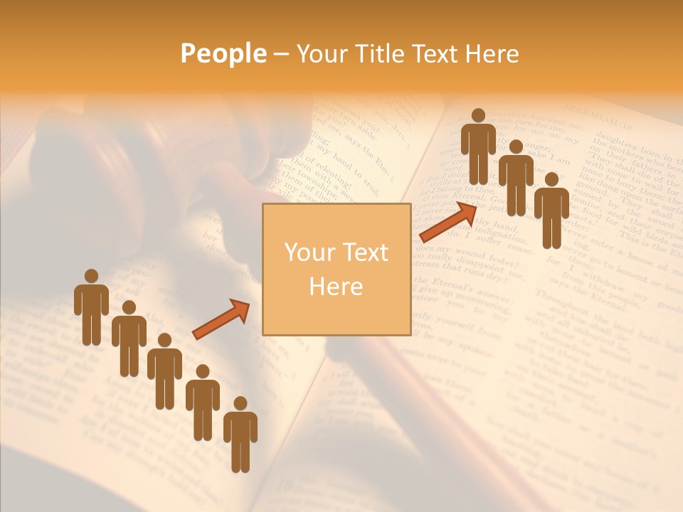 Female Aging Finger PowerPoint Template