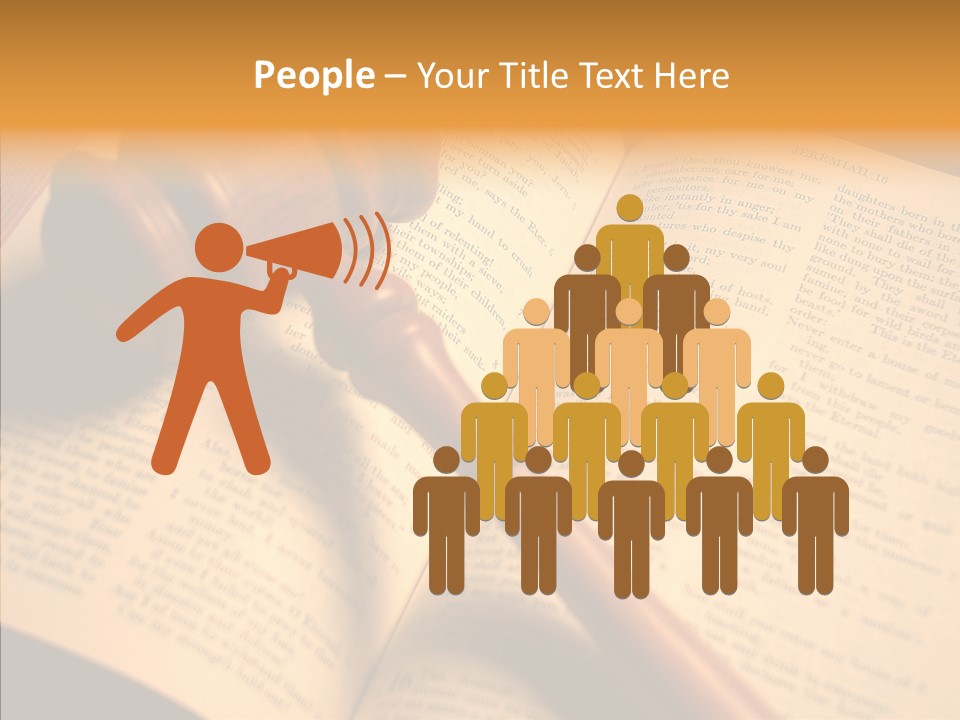 Female Aging Finger PowerPoint Template