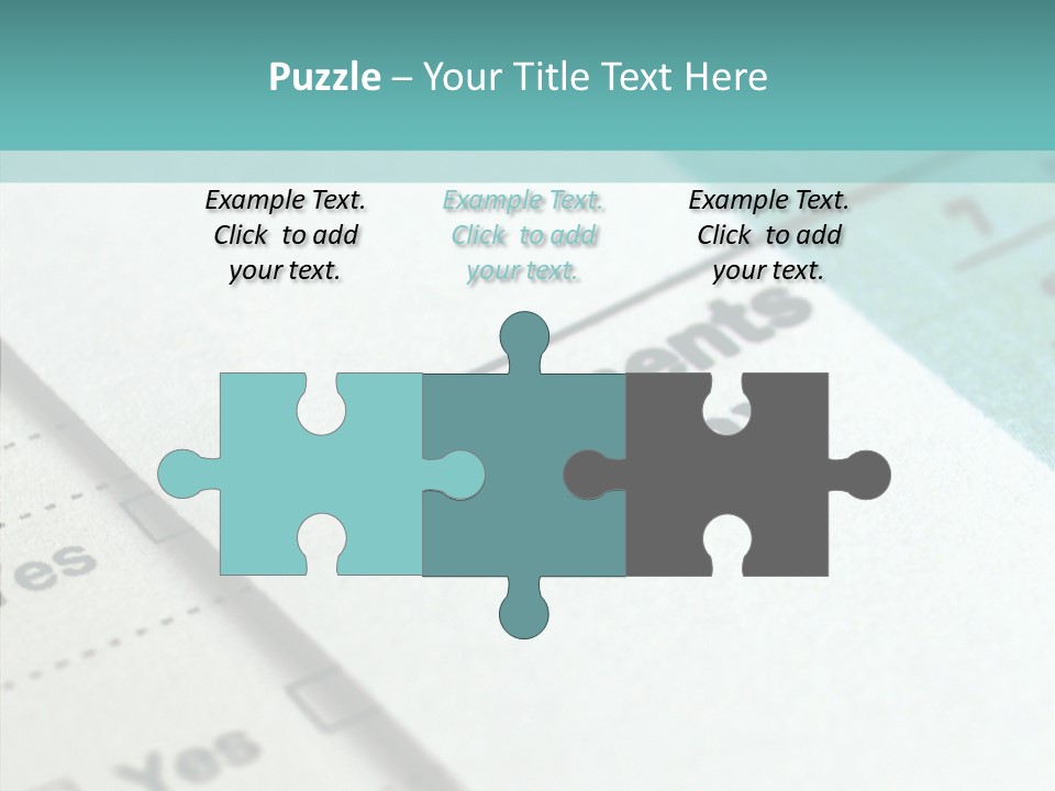 White Aging Human PowerPoint Template