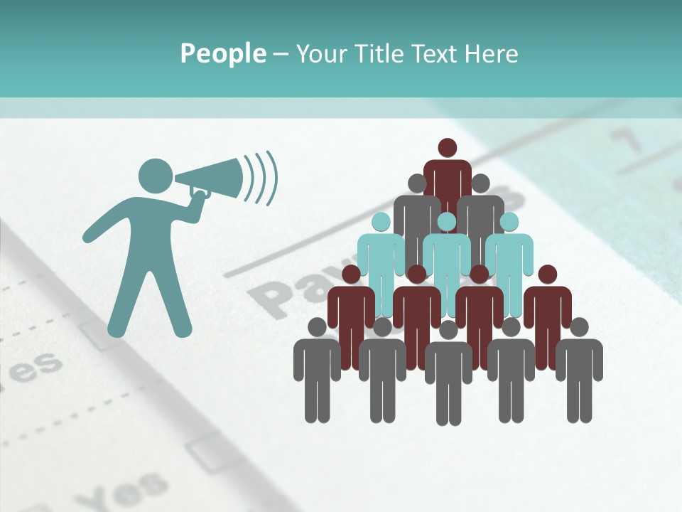 White Aging Human PowerPoint Template