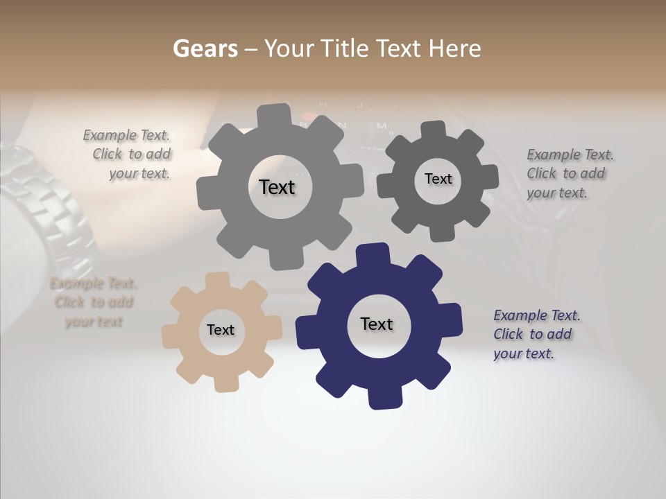 Assistance Elderly White Background PowerPoint Template