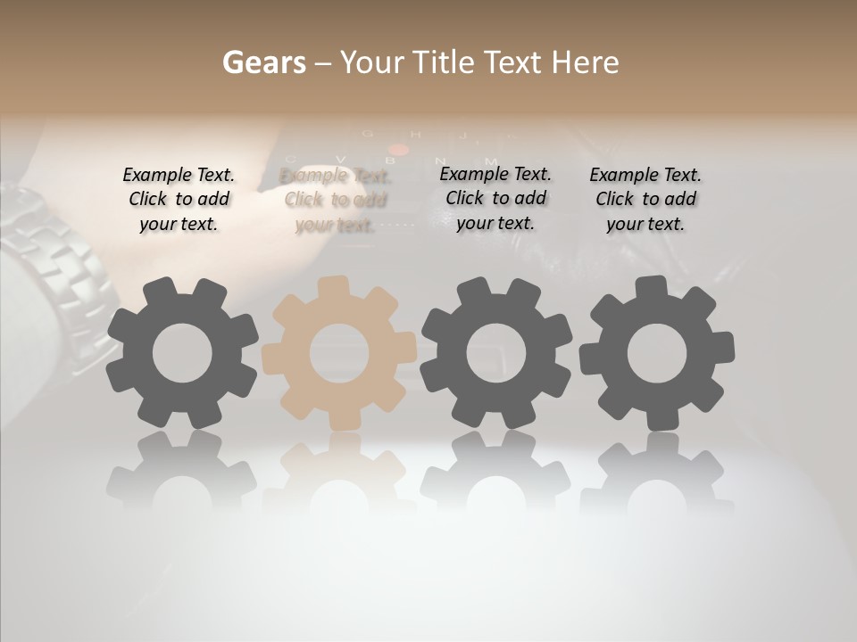 Assistance Elderly White Background PowerPoint Template