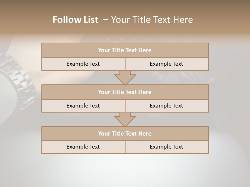 Assistance Elderly White Background PowerPoint Template