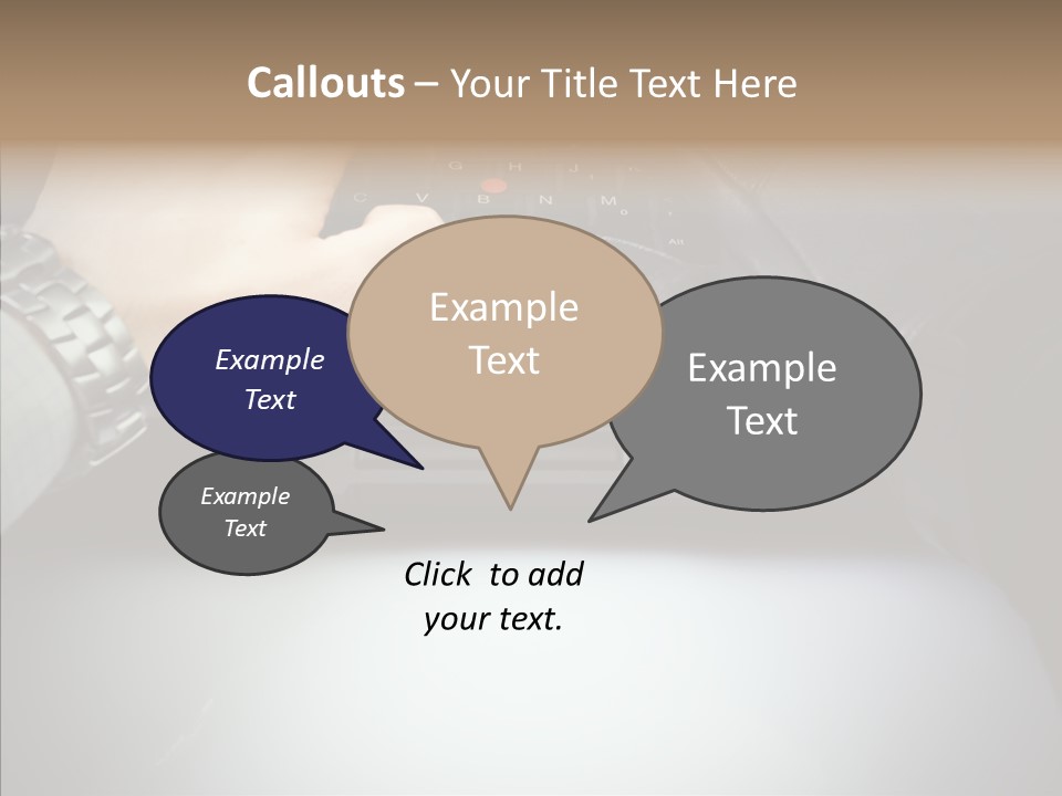 Assistance Elderly White Background PowerPoint Template