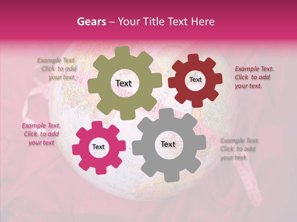 Senior  Finger Hold PowerPoint Template