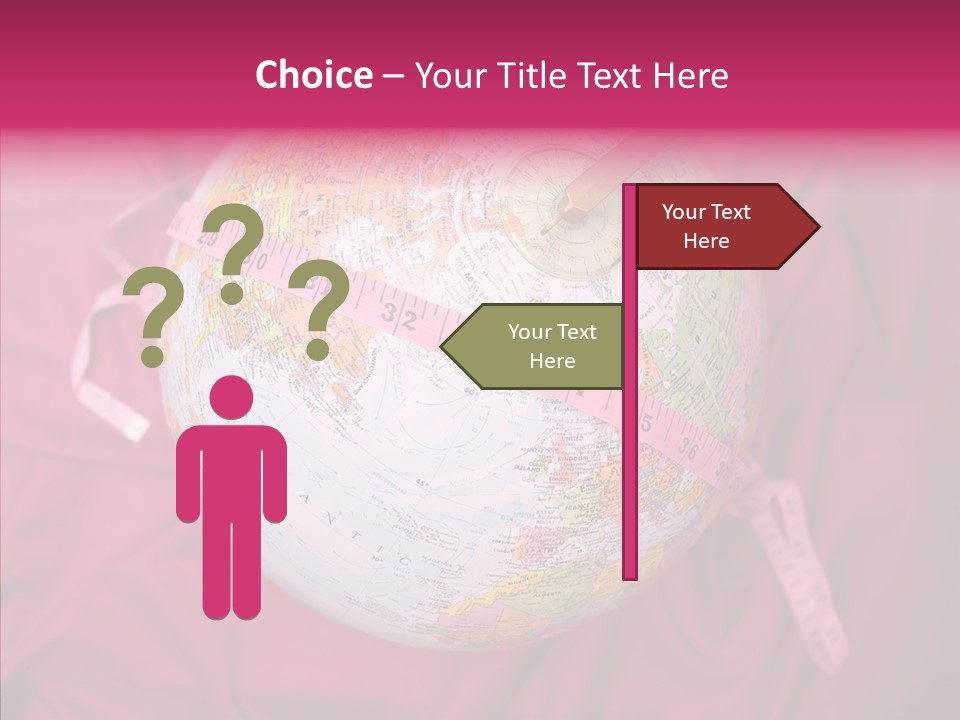 Senior  Finger Hold PowerPoint Template