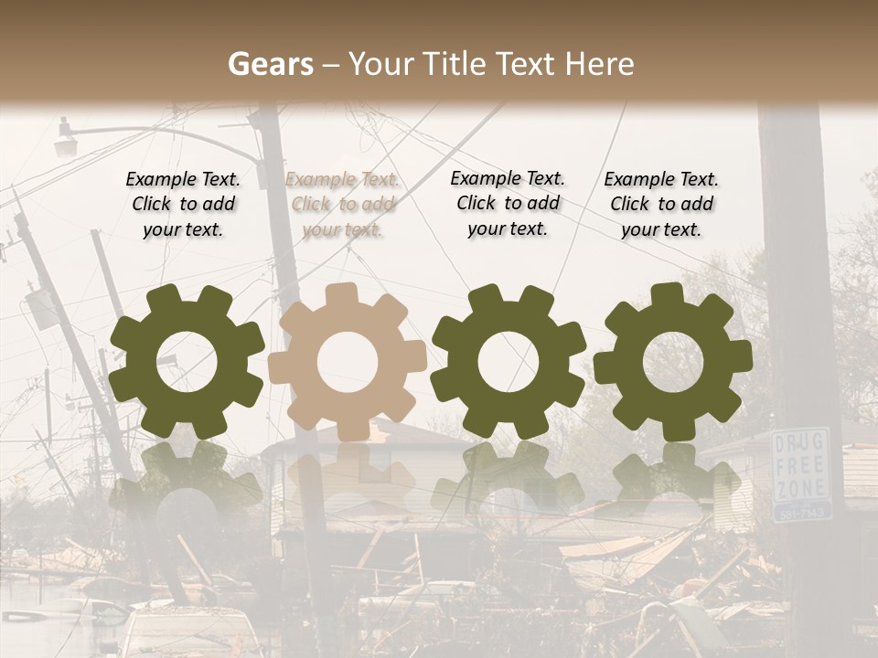 Senior  Finger White Background PowerPoint Template