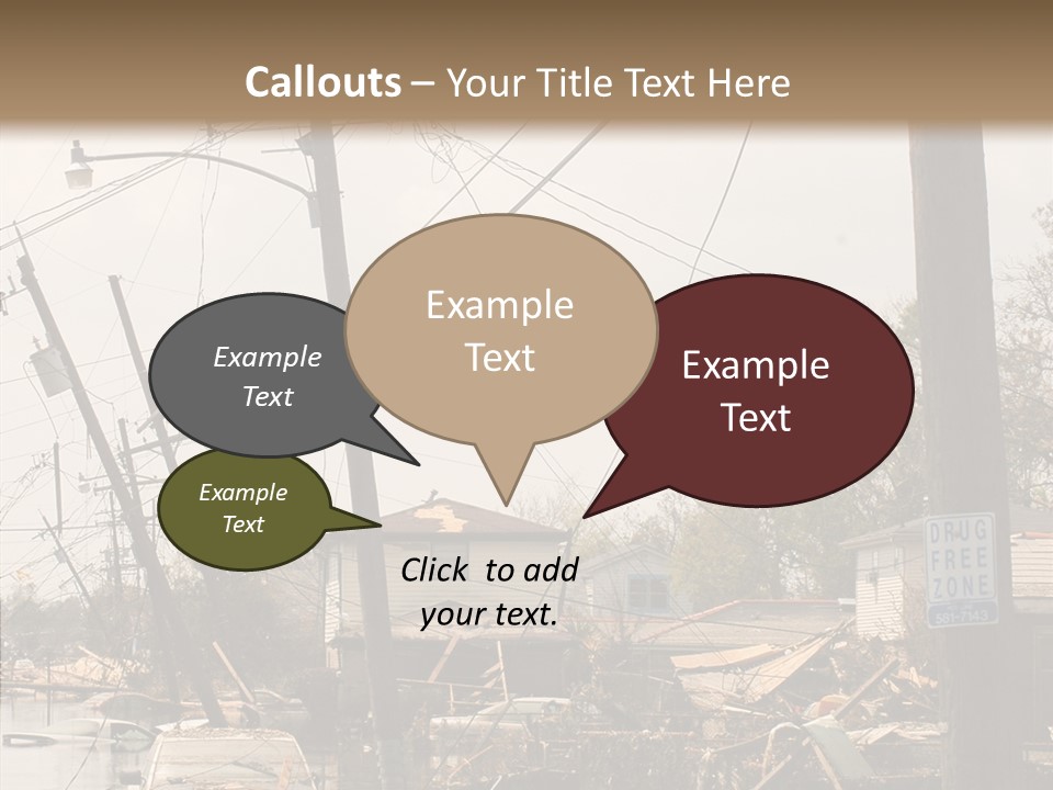 Senior  Finger White Background PowerPoint Template