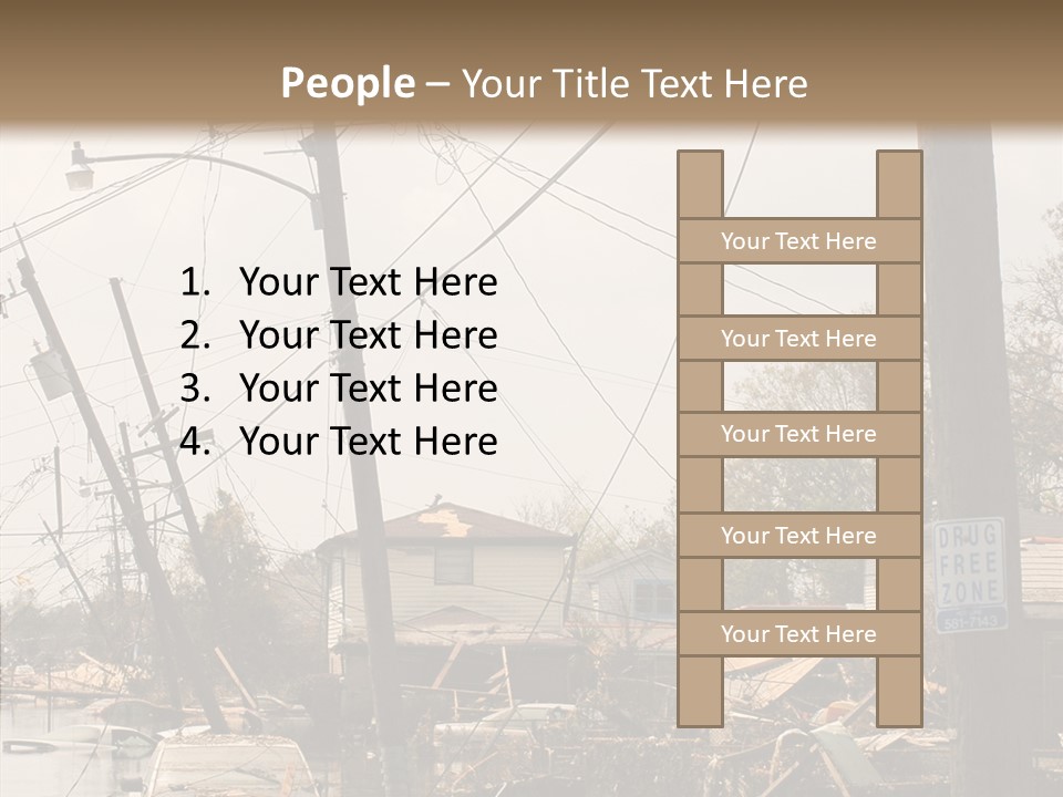 Senior  Finger White Background PowerPoint Template