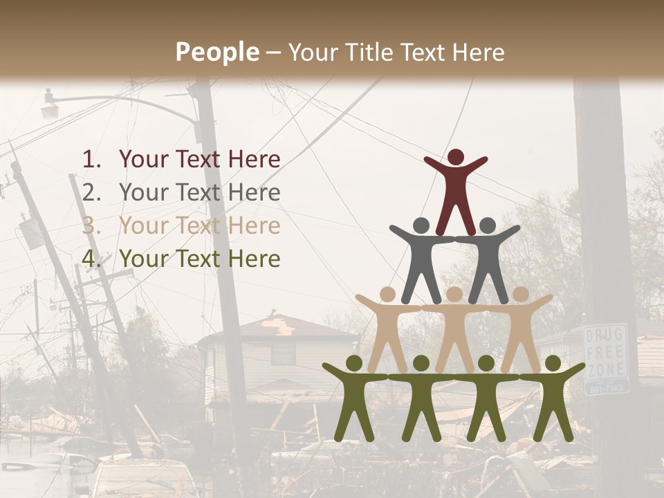 Senior  Finger White Background PowerPoint Template