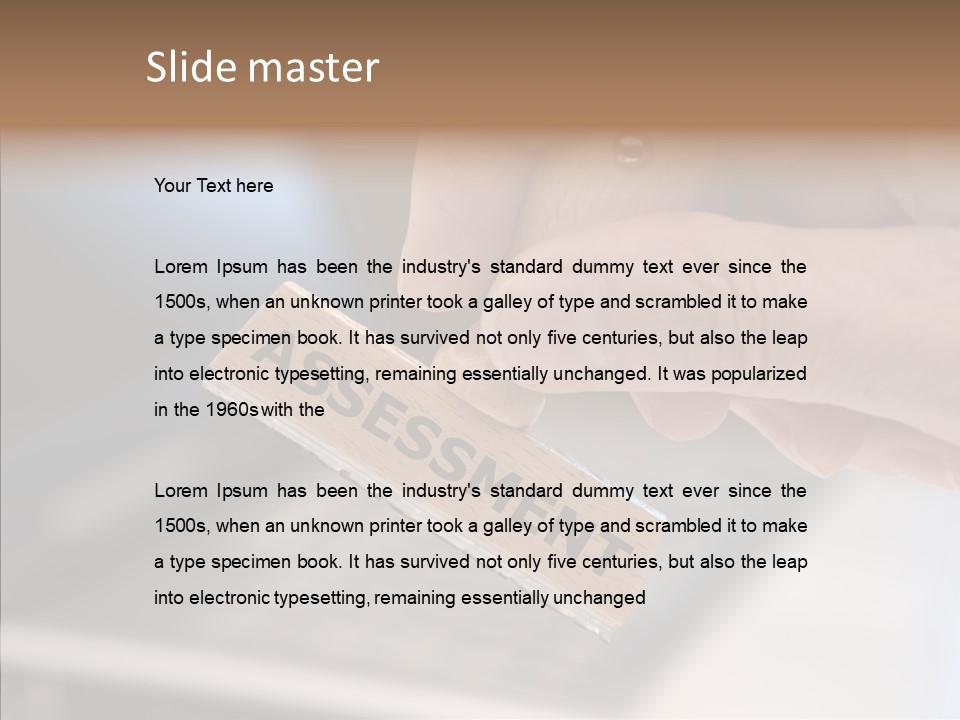 Senior  Background Assist PowerPoint Template