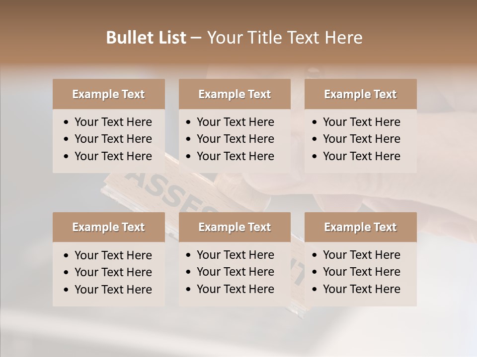 Senior  Background Assist PowerPoint Template