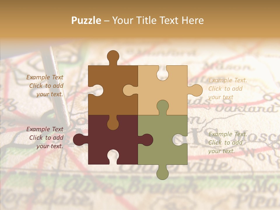 Female Touching Finger PowerPoint Template