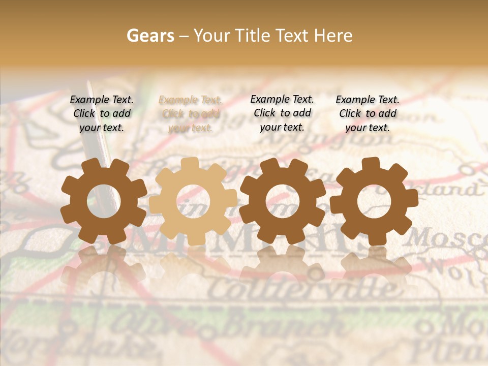 Female Touching Finger PowerPoint Template