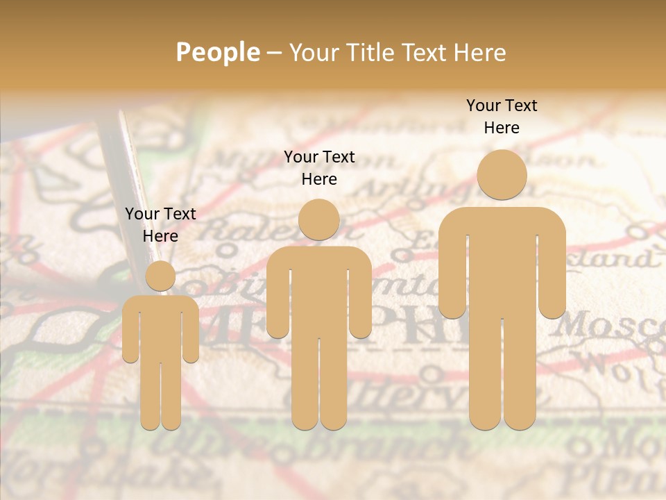 Female Touching Finger PowerPoint Template