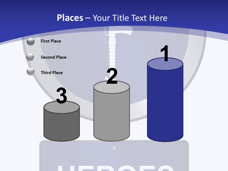 Caregiver White Background Close Up PowerPoint Template