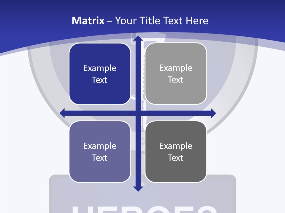 Caregiver White Background Close Up PowerPoint Template