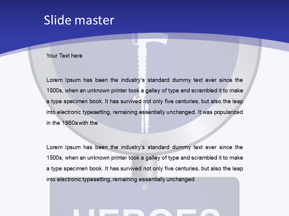 Caregiver White Background Close Up PowerPoint Template