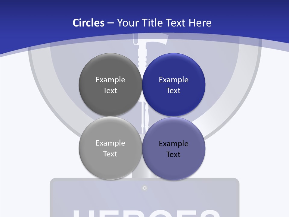 Caregiver White Background Close Up PowerPoint Template