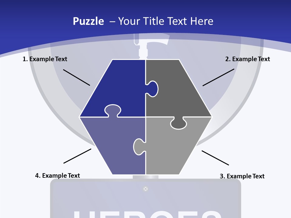 Caregiver White Background Close Up PowerPoint Template