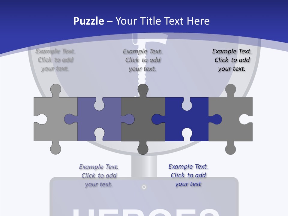 Caregiver White Background Close Up PowerPoint Template