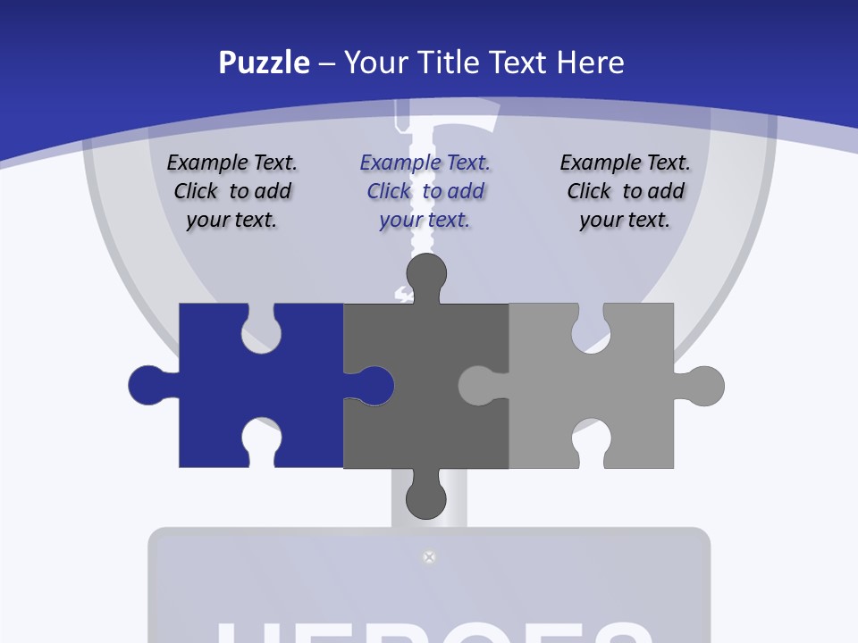 Caregiver White Background Close Up PowerPoint Template