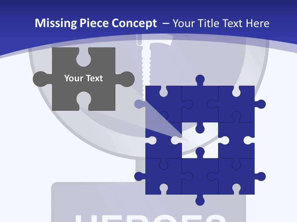 Caregiver White Background Close Up PowerPoint Template