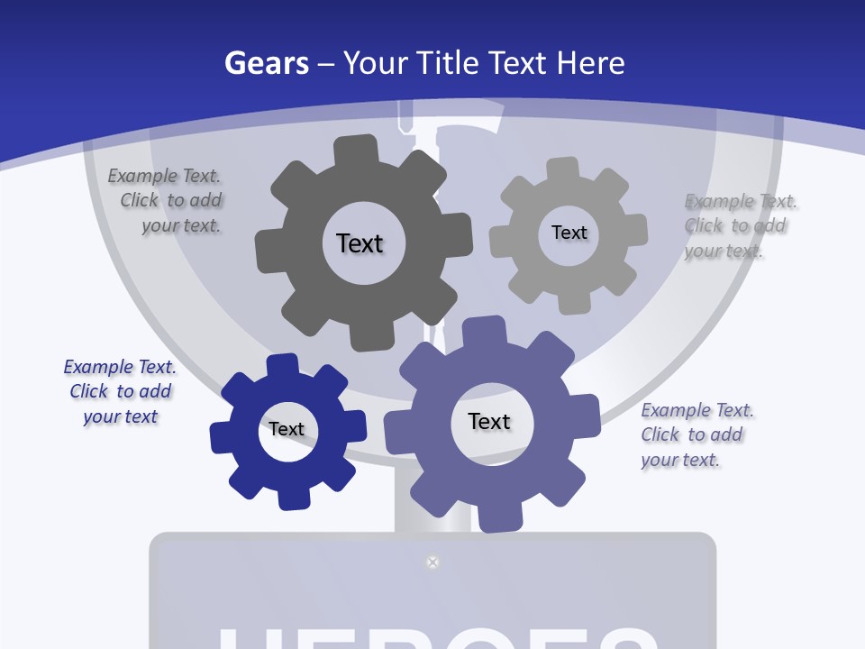 Caregiver White Background Close Up PowerPoint Template