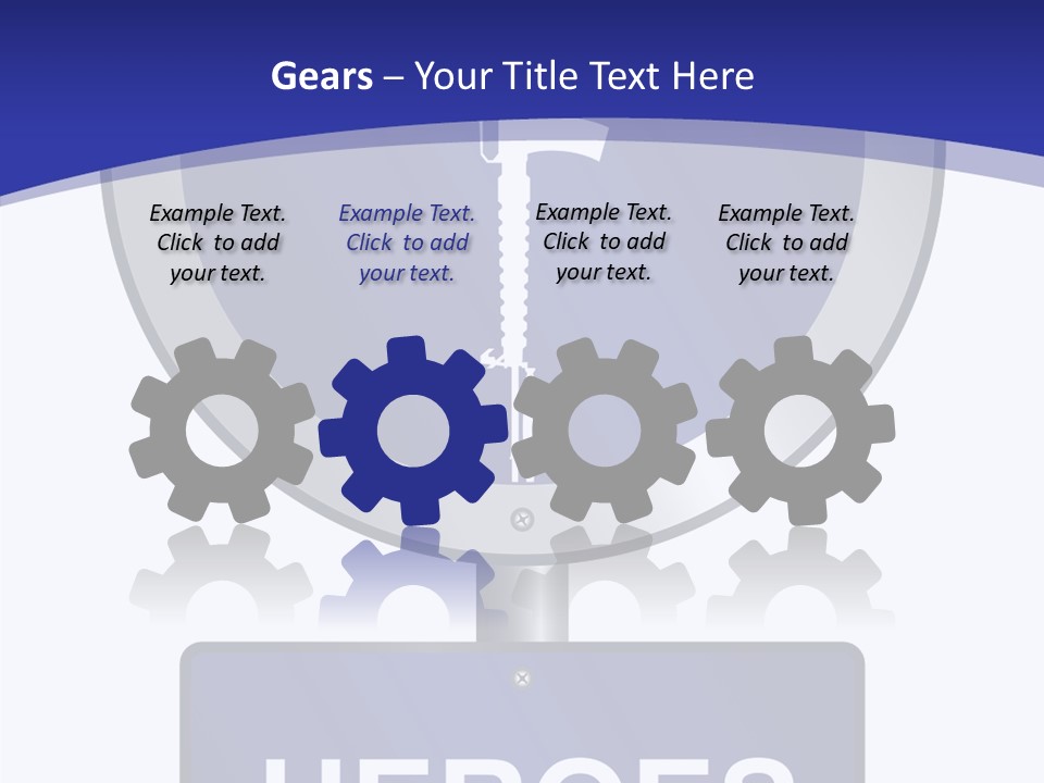 Caregiver White Background Close Up PowerPoint Template